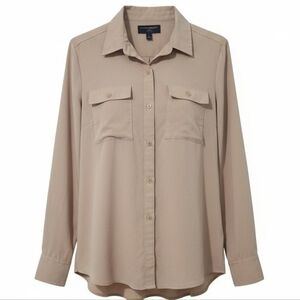 Banana Republic Classic Fit Beige Shirt